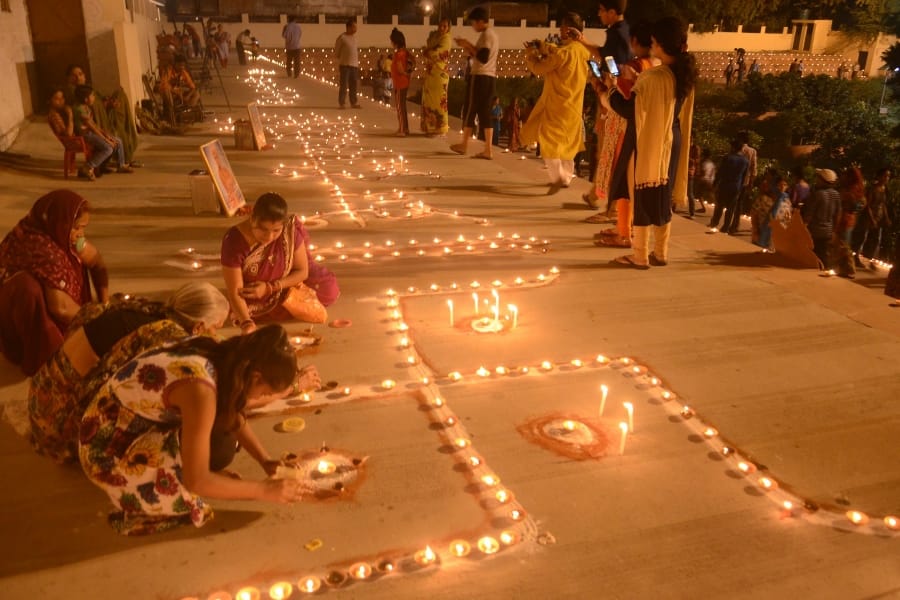 Dev Dipawali celebration in Lucknow.
