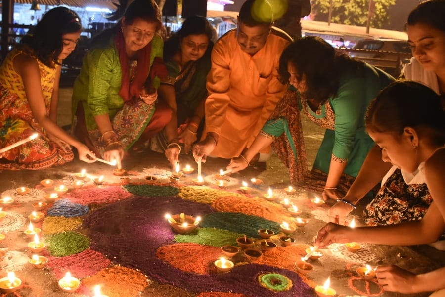 Dev Dipawali celebration in Lucknow.
