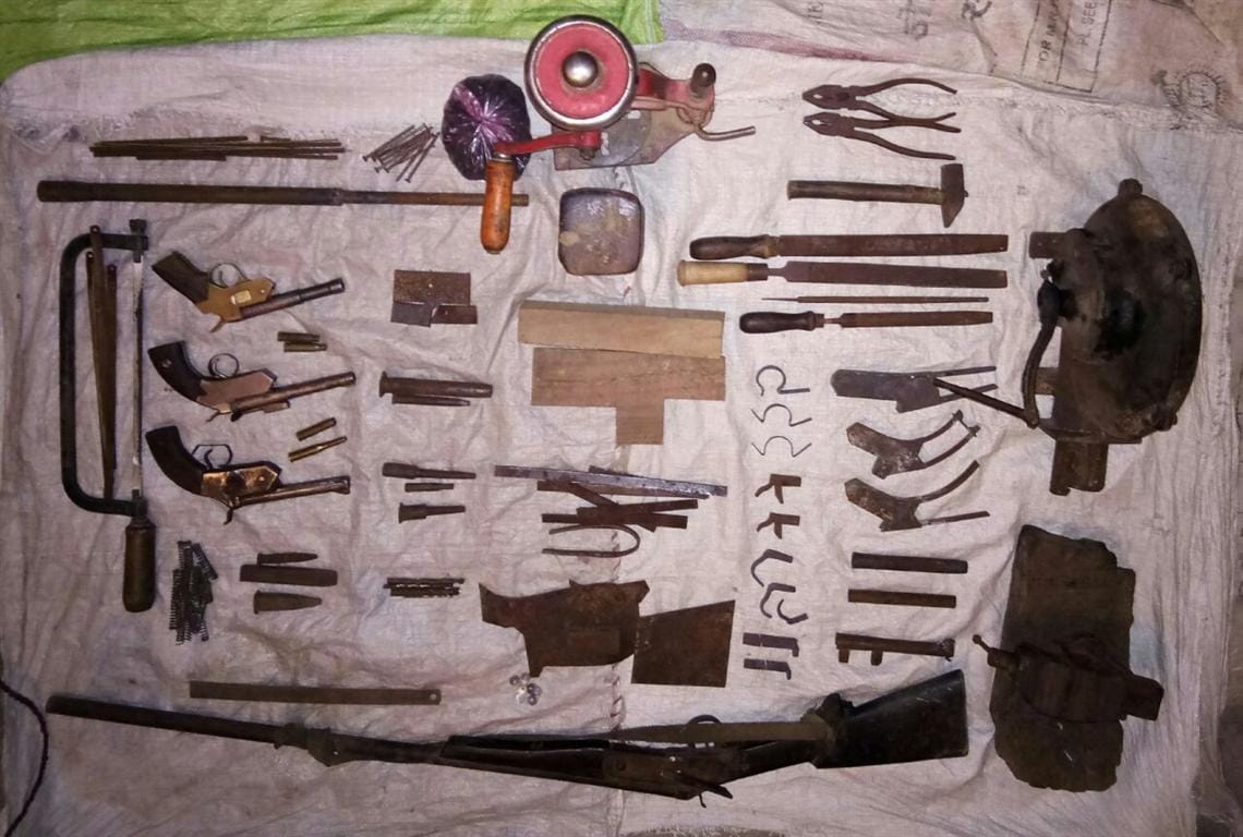 Factory of illegal arms caught in Hasina