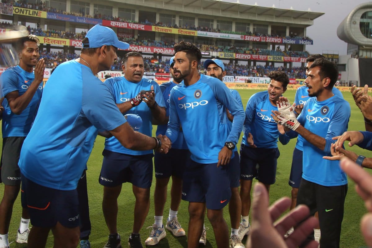 INDvNZ: young Mohammed Siraj makes his debut for India in rajkot T-20I