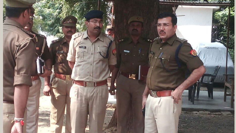 Two statues stolen from temple