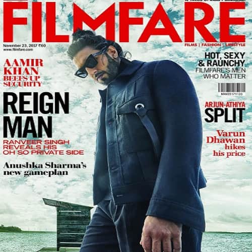 Ranveer Singh photo shoot for GQ India magazine cover page 