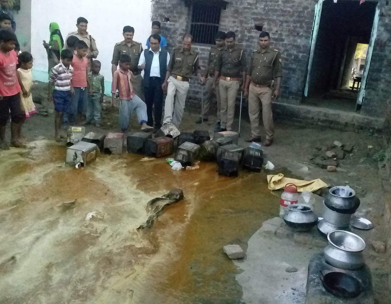 Raw liquor recovered