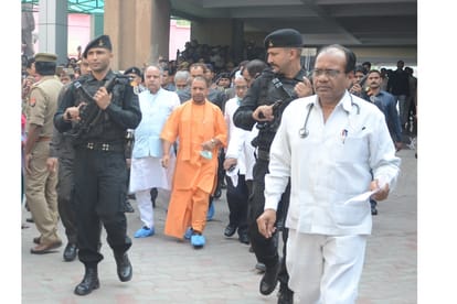 yogi adityanath upset for not registering case in NTPC explosion.