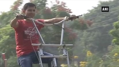 Chandigarh man builds India's tallest cycle, eyes Guinness World Record  
