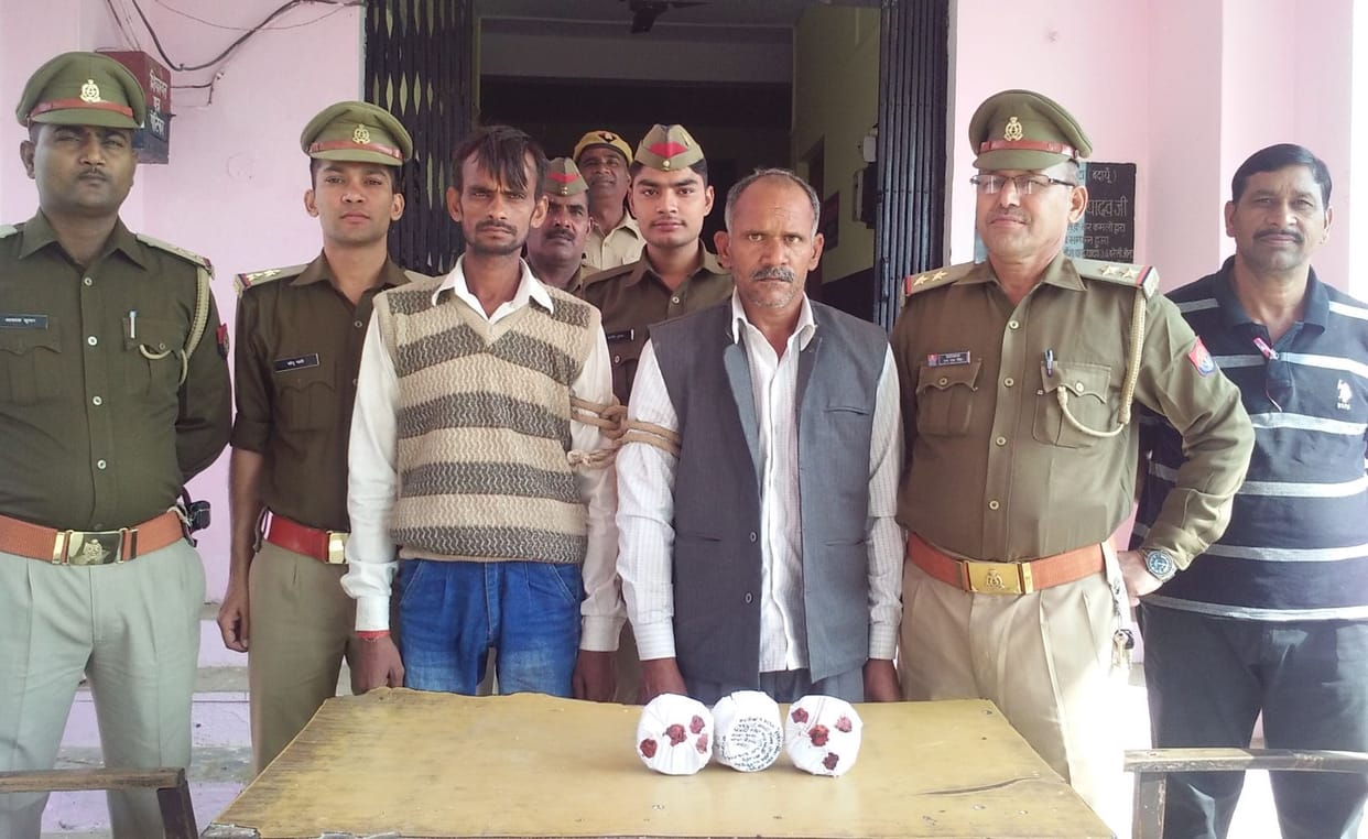 दो तस्कर गिरफ्तार, दो सौ ग्राम हेरोइन बरामद