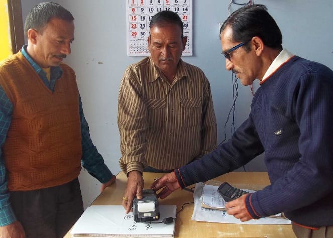 Farmer disturbed with POS machine