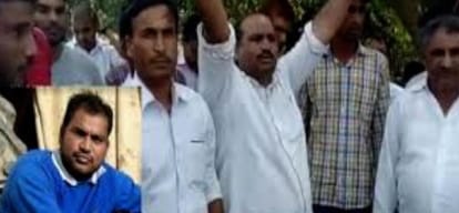 sumit encounter case: people protest against bjp