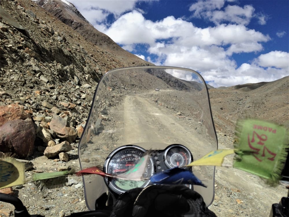 during his journey on bike man found haven 