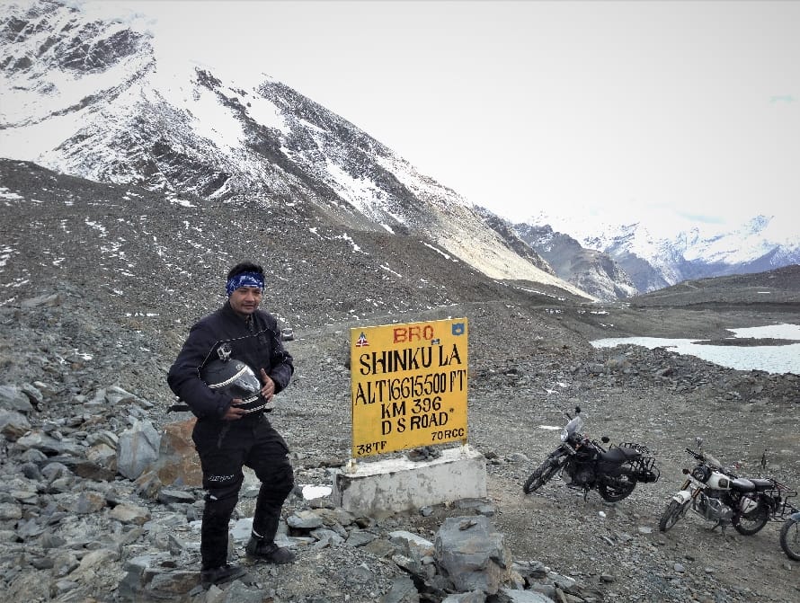during his journey on bike man found haven 