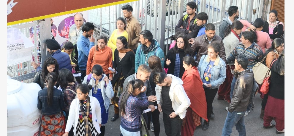 seven thousand gave exam of national eligibility test
