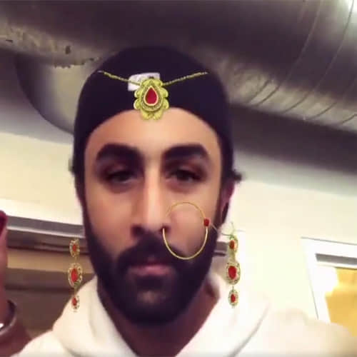 watch video when ranbir kapoor tried snapchat filter amid his prep for his next film Brahmastra