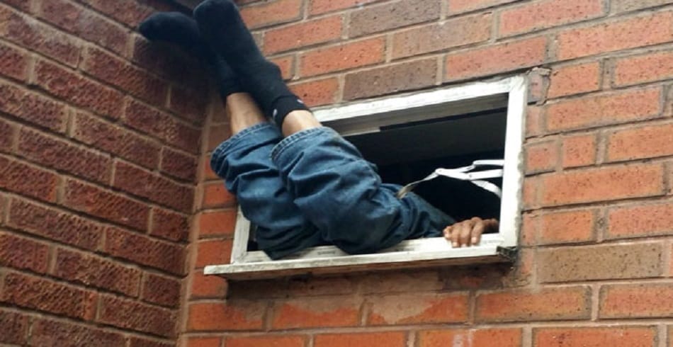 Burglar stuck seven hours in restaurant ventilator at Birmingham