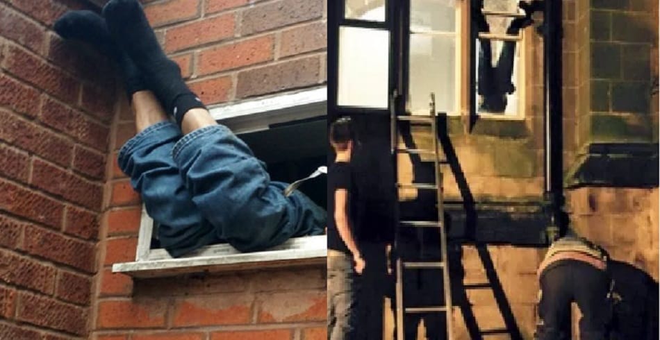 Burglar stuck seven hours in restaurant ventilator at Birmingham