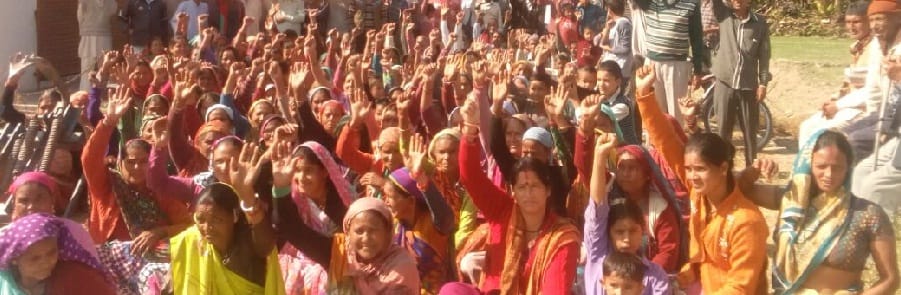 jhala villagers against airport