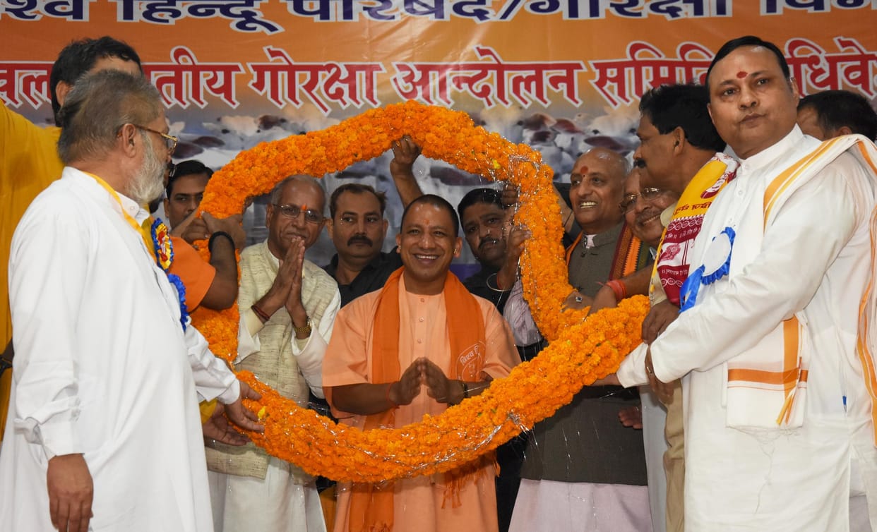 will not accept cruelty with cows says yogi adityanath.