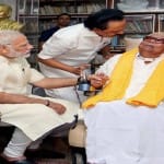 PM Narendra Modi in tamilnadu Chennai meeting with former CM Karunanidhi