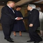  Japan gives grand welcome to donald trump