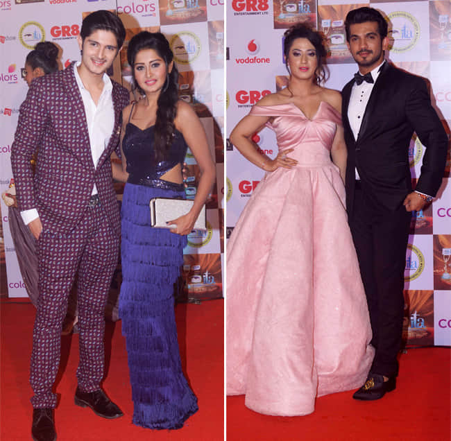 Mouni Roy Jennifer Winget Rithvik Dhanjani glam up the night at ita award 2017
