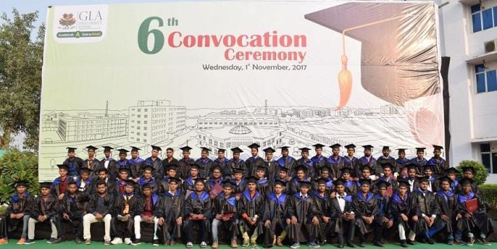 sixth convocation of GLA college in mathura