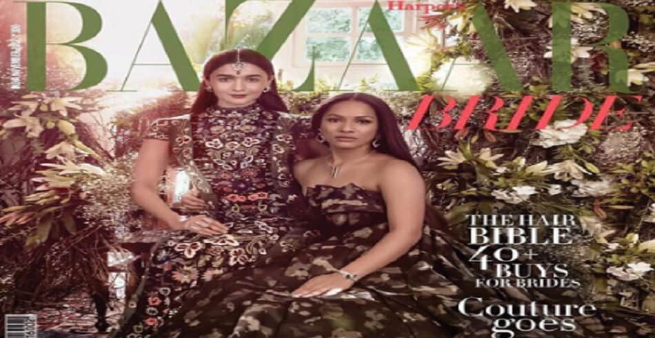 Alia Bhatt photo shoot for Bazaar Bride magazine