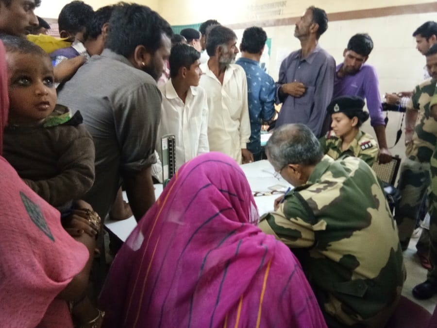 doctors at  strike in rajasthan, bsf doctors took charge in hospital