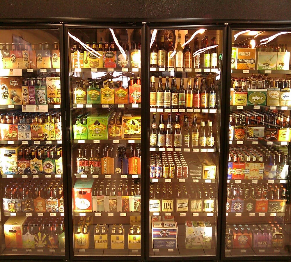 a man locked in beer cooler whole night