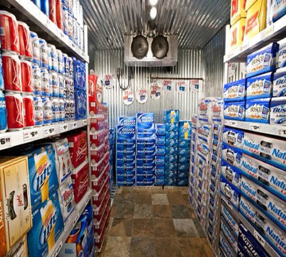 a man locked in beer cooler whole night
