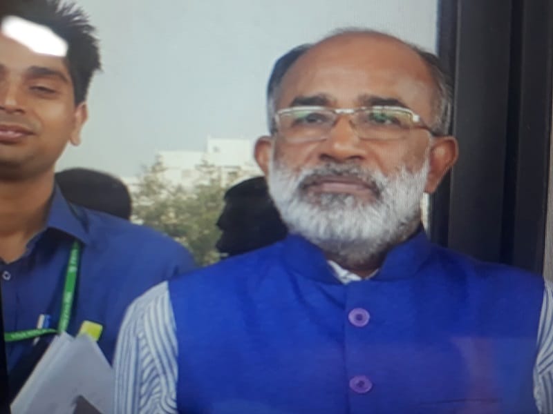 Central minister alphons file nomination for rajya sabha 