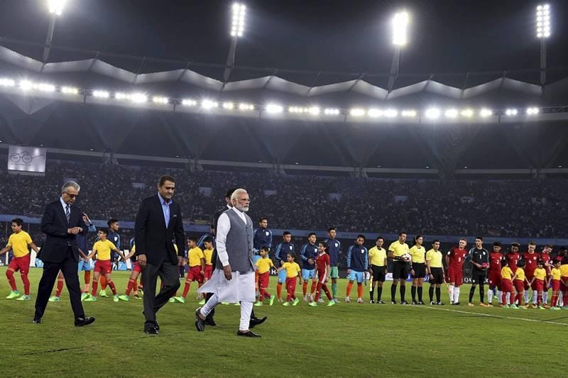 FIFA president thanks PM Narendra Modi for successful hosting of FIFA U-17 World Cup
