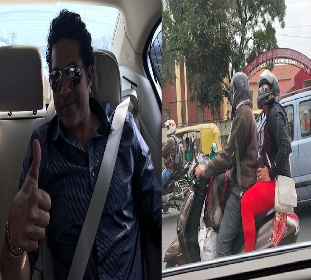 Sachin Tendulkar Requesting People To Wear Helmet