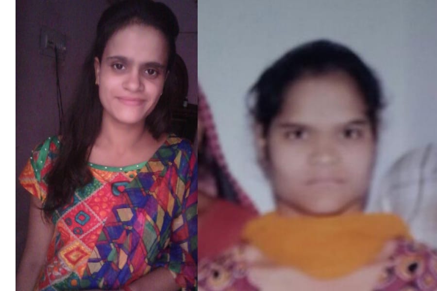 Two sisters died in accident while crossing the railway line in Lucknow.