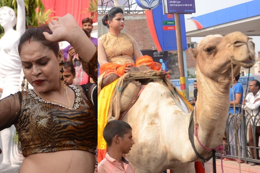 march of transgenders in Lucknow.