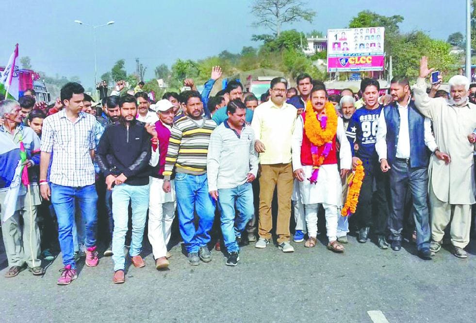 Panthers party workers demand separate state of Jammu