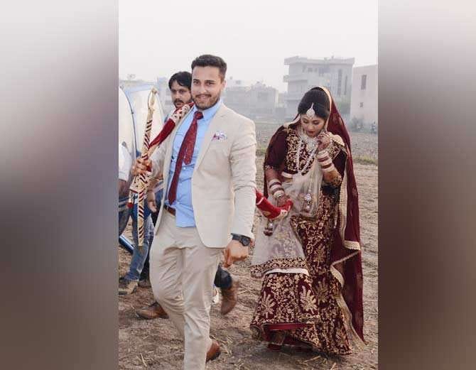 unique marriage at haryana by german based indian couple, eight phere