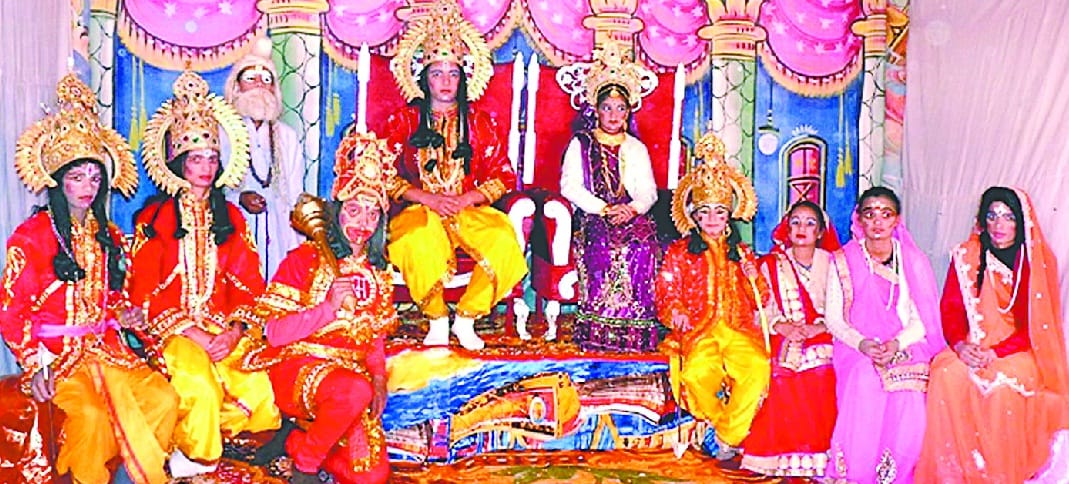Ramlila ends with Ram Rajyabhishek in the badechheena