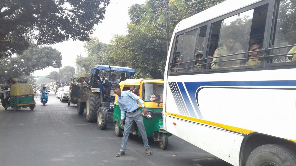 सोमवार को फिर रहा जाम का झाम