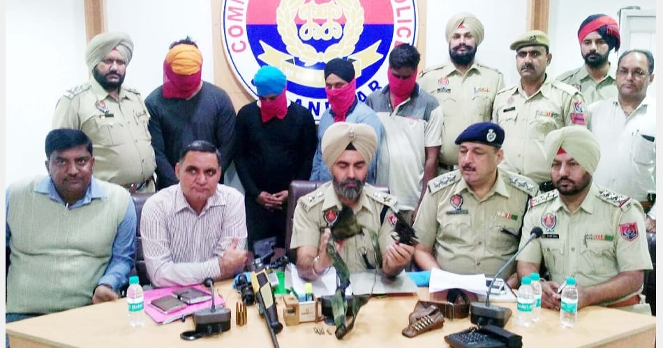 Jalandhar police arrested four gangsters