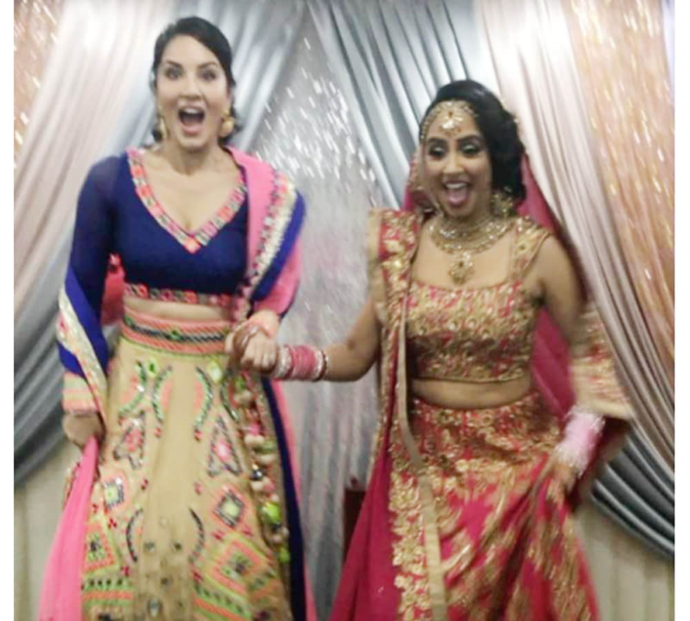 Sunny Leone Attends Cousin's Wedding In Canada and share pics