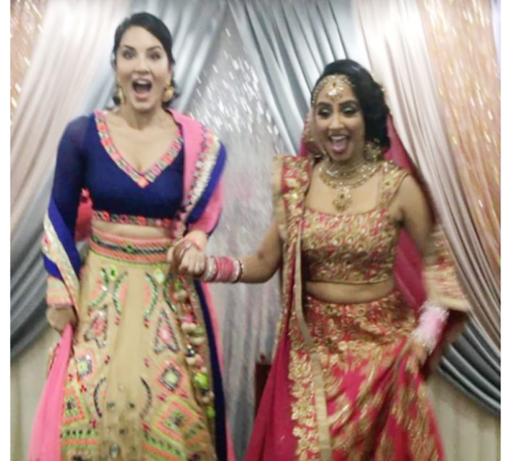 Sunny Leone Attends Cousin's Wedding In Canada and share pics