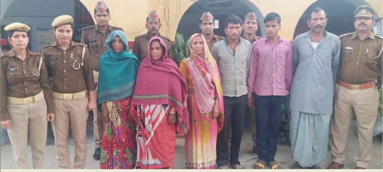 पुलिस टीम पर हमला करने वाली तीन महिलाओं समेत छह गिरफ्तार