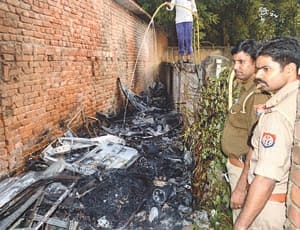 Charges in the Jhansi police station
