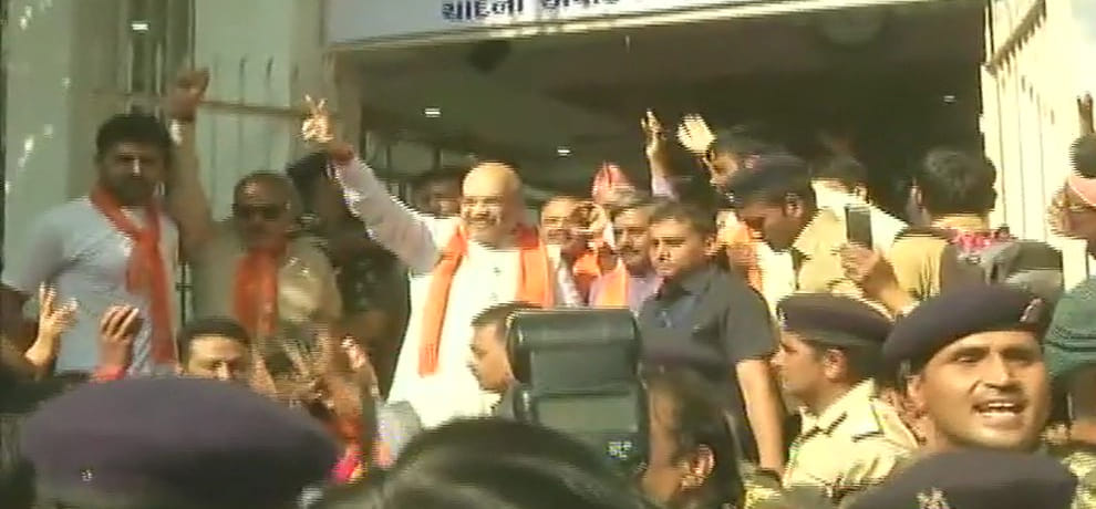 gujarat assembly elecitons BJP chief amit shah started maha-sampark abhiyan in state
