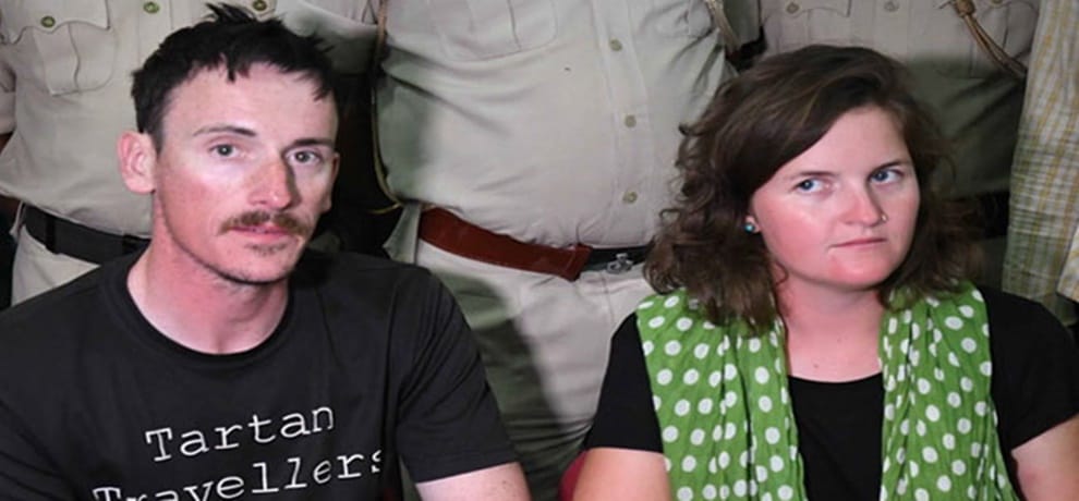 British Couple Beaten Up In Bihar Pandarak two accused arrested