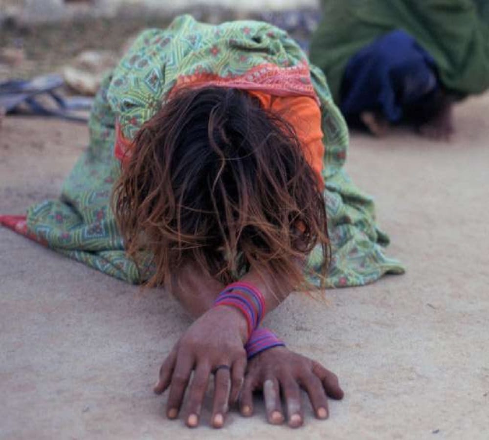 married women punished so weird due to fled with lover
