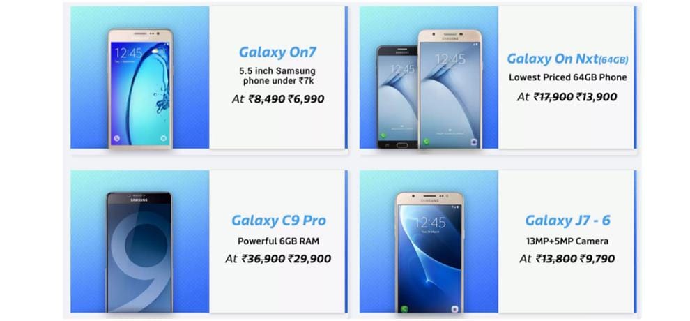 Flipkart Samsung Mobiles Fest: Big Discount on Samsung Smartphone for Limited Time