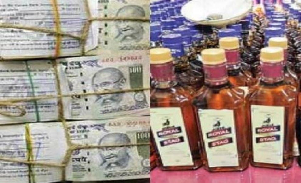 1.38 crore cash and 6L litres liquor of liquor in poll-bound Gujarat and Himachal Pradesh