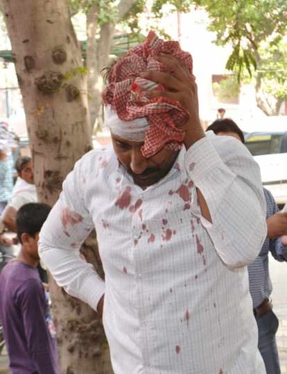 communal tension on village of mathura