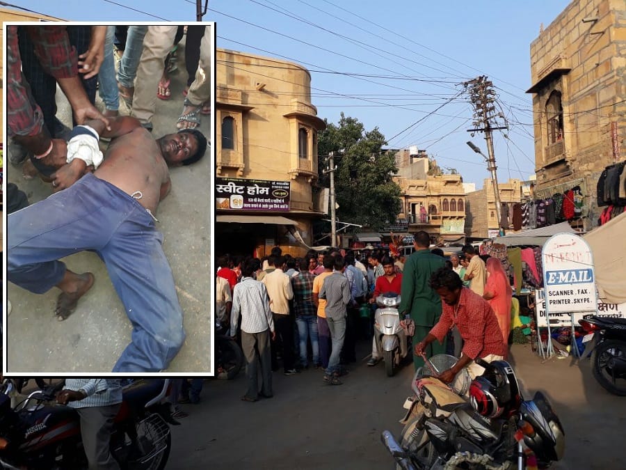 people caught a thief in jaisalmer and got 4000 rupees back