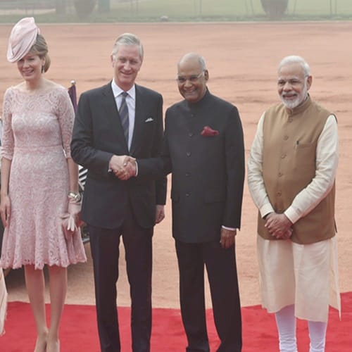 Belgium King Philippe says i love india came here for our honeymoon
